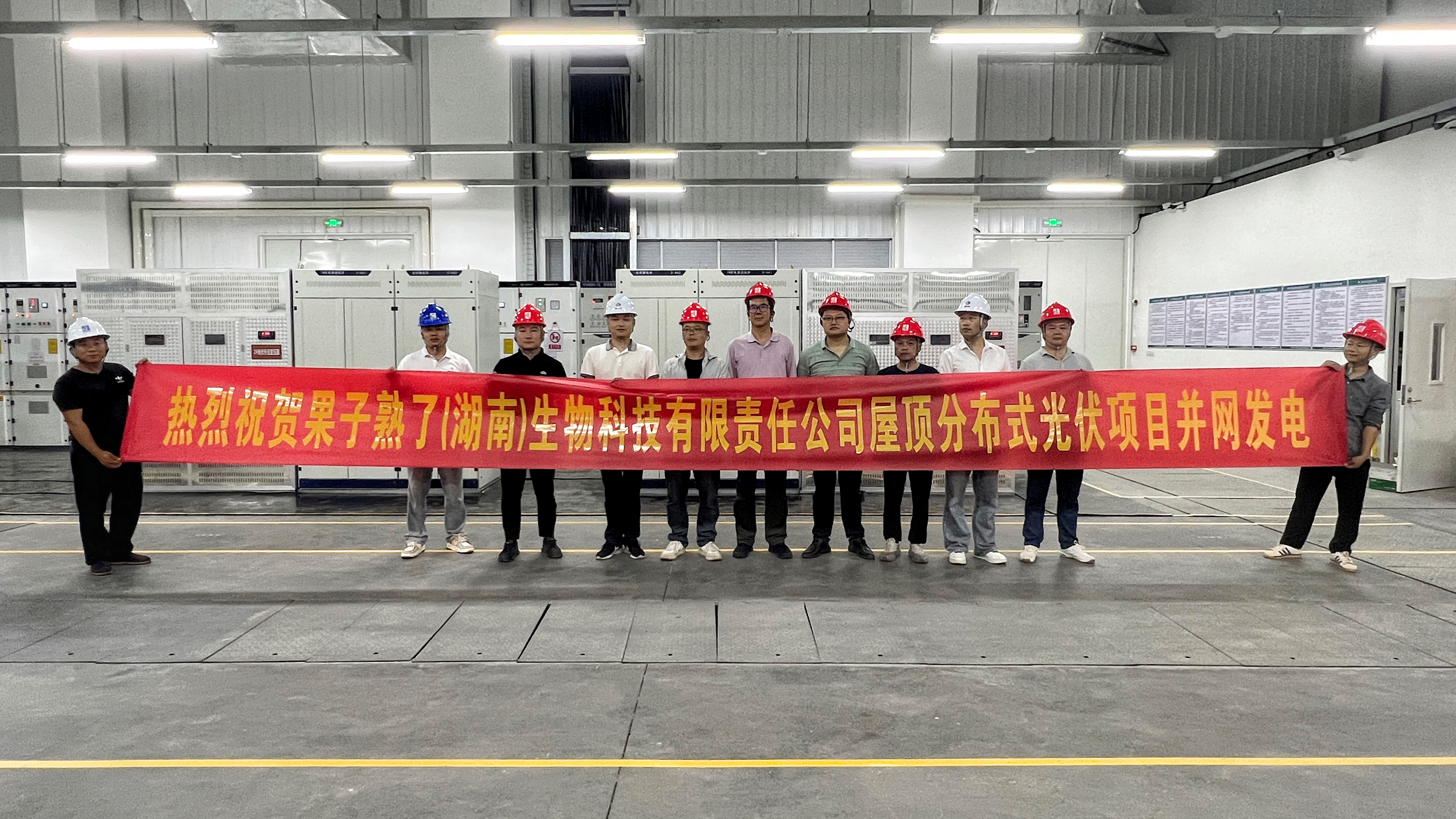 果子熟了（湖南）生物科技有限責任公司屋頂分布式光伏項目全面建成并網(wǎng)